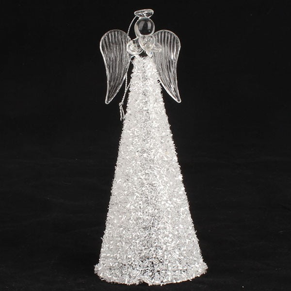 Înger de sticlă cu inimă Dakls, înălțime 220 cm