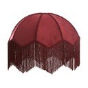 Abajur burgundy ø 45 cm Malacia – Light & Living