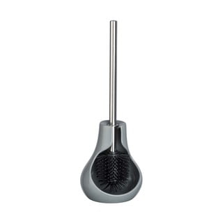 Perie WC din ceramică Wenko Drop, gri