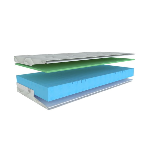 Saltea fermă/extra dură din spumă reversibilă 160x200 cm Polargel Superior – Materasso-image-1