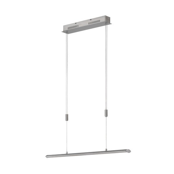 Lustră argintie LED cu intensitate reglabilă din metal Beat – Fischer & Honsel