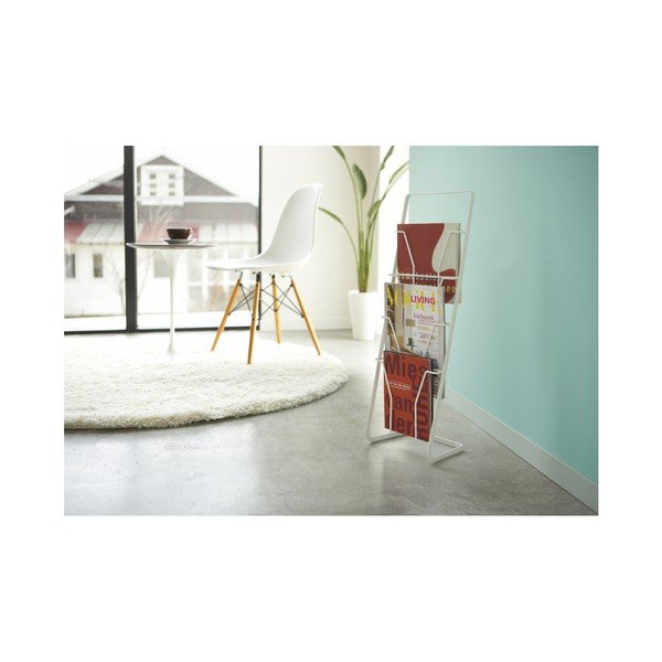 Suport reviste Yamazaki Tower, alb-image-1