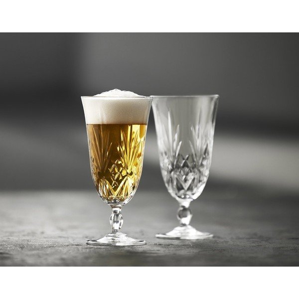 Set de pahare 4 buc. de bere 400 ml Melodia – Lyngby Glas-image-2