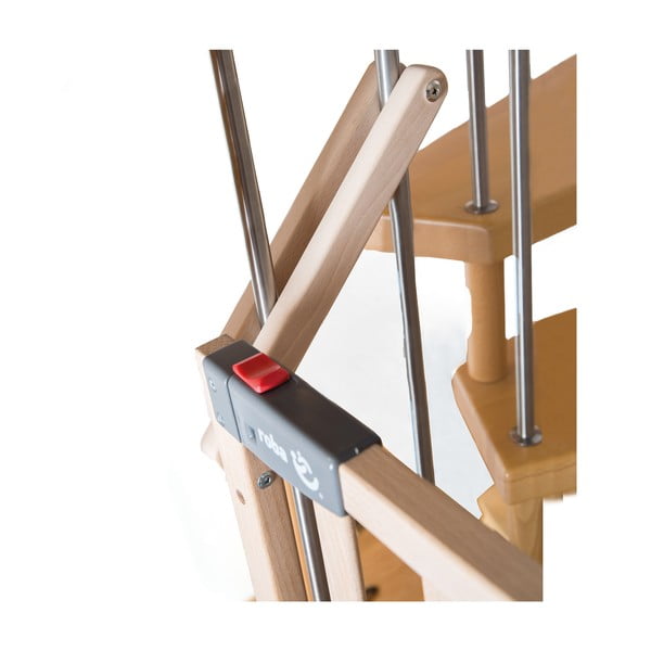 Poartă de siguranță în culoare naturală din lemn masiv de fag – Roba-image-4