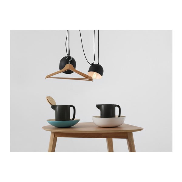 Lustră cu 2 becuri CustomForm Popo, negru-image-1