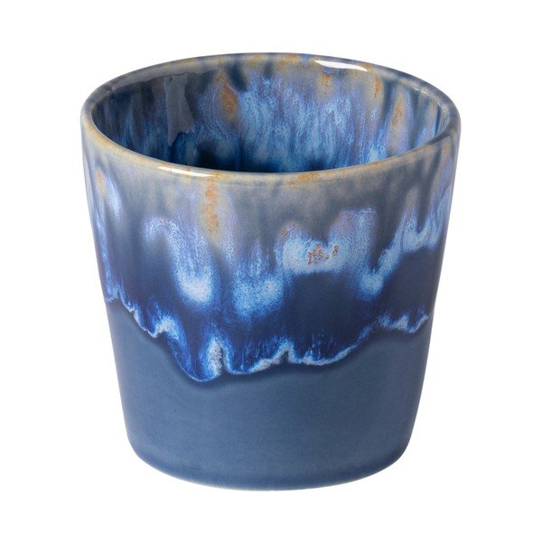 Ceașcă albă/albastră din gresie 210 ml Grespresso – Costa Nova