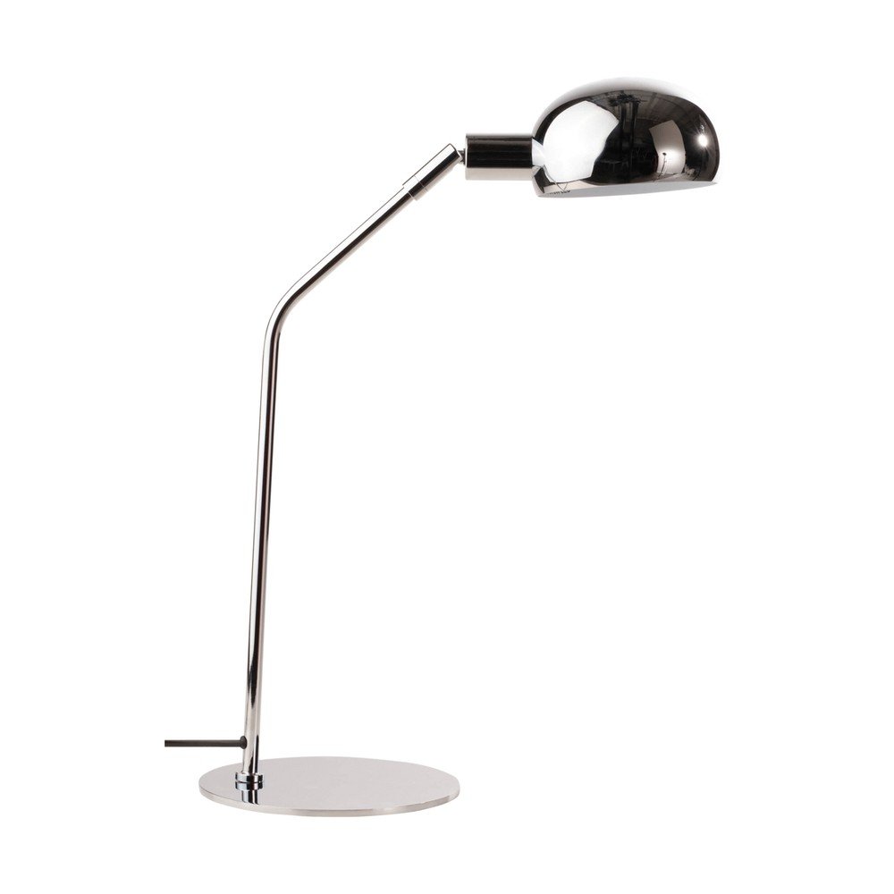 Veioză argintiu-lucios cu structură flexibilă din oțel (înălțime 59 cm) Lincon – Jotex
