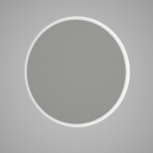 Oglindă rotundă de perete cu rama albă Glob, ⌀ 59 cm-image-2