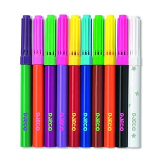Set 10 carioci magice cu corector Djeco Magic