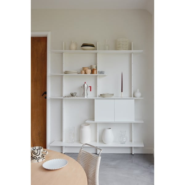 Sistem modular de rafturi alb 162x190 cm Bridge – Tenzo-image-4