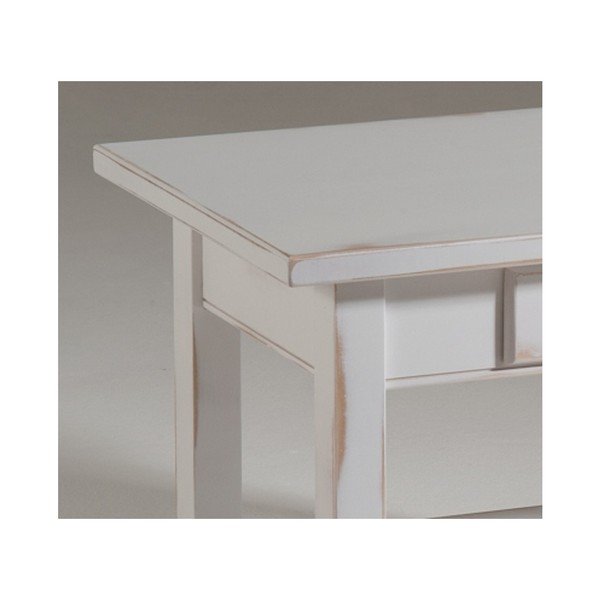 Măsuță de depozitare din lemn Castagnetti Elle, alb -image-1