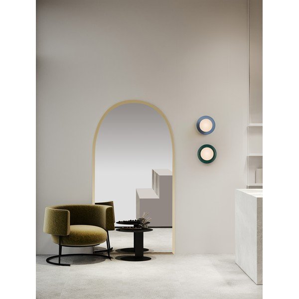 Aplică de perete petrol din ceramică Orbique – Nova Luce-image-2