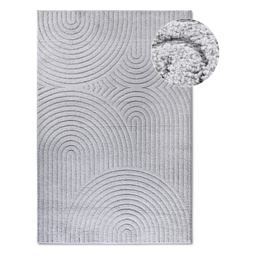 Covor gri deschis 160x235 cm Panglao New York Light Grey – Elle Decoration