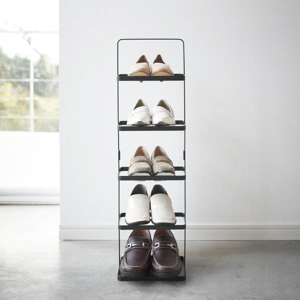 Pantofar negru din metal Tower Shoe Rack – YAMAZAKI-image-1