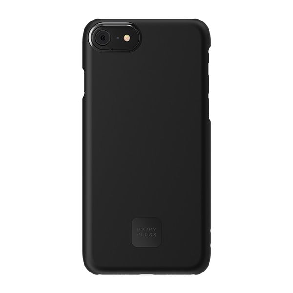 Husă protecție telefon pentru iPhone 7 și 8 Happy Plugs Slim, negru