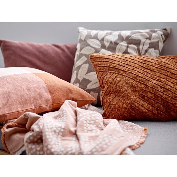 Pernă din bumbac Södahl Benjamin, 50 x 50 cm, maro-image-1