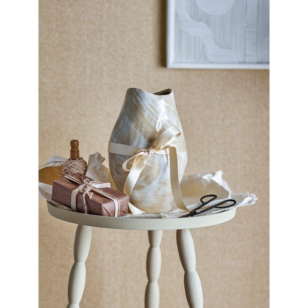 Vază bej din gresie (înălțime 31 cm) Obsa – Bloomingville-image-2