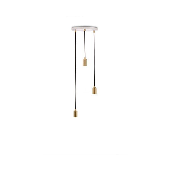 Lustră în culoarea bronzului cu intensitate reglabilă ø 25 cm Triple Pendant – tala