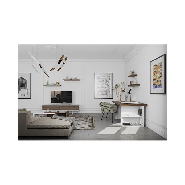 Birou TemaHome Multi, 160 cm, maro-image-2