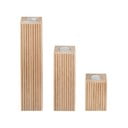 Sfeșnice 3 buc. din lemn Dreva – Blomus