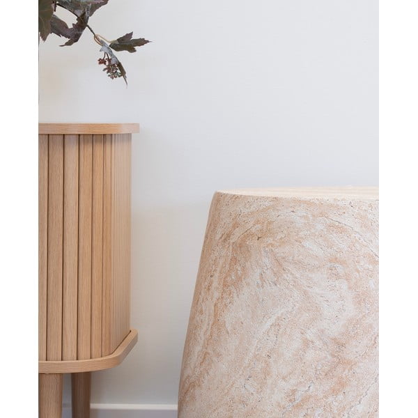 Măsuță de grădină rotundă din piatră ø 47,5 cm Bonn – House Nordic-image-1