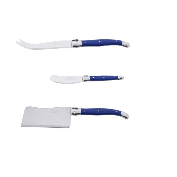 Set 3 cuțite pentru brânzeturi Jean Dubost A La Francaise, albastru