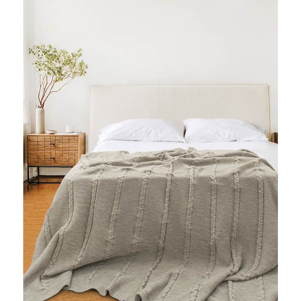 Cuvertură bej 200x220 cm Trenza – Oyo Concept-image-2