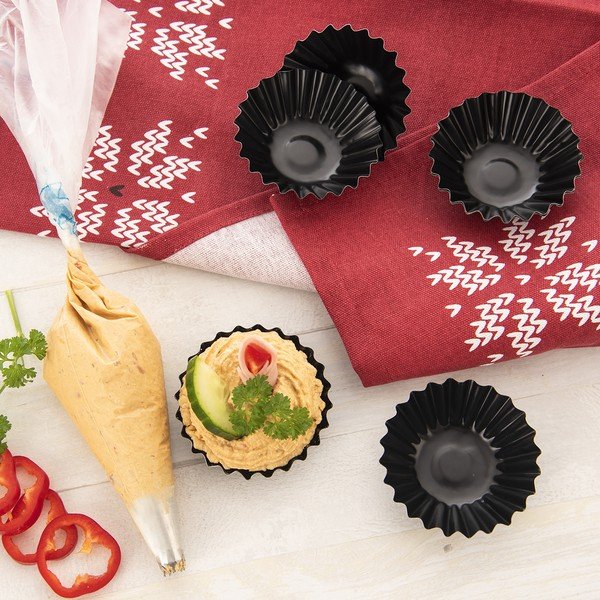 Forme de copt pentru mini-tarte 6 buc. din metal ø 7 cm – Orion-image-2