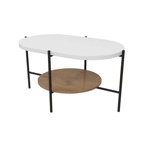 Măsuță de cafea cu blat alb Skandica Arena-image-2