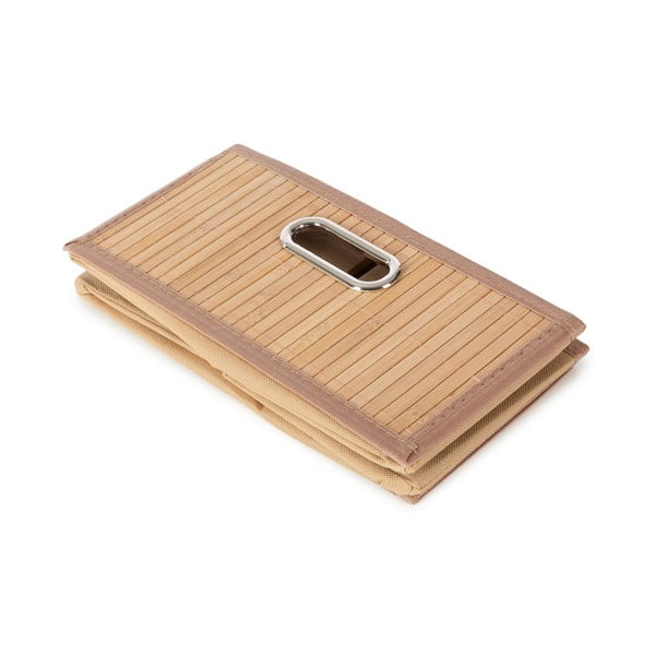 Cutie de depozitare în culoare naturală din bambus 31x31x15 cm – Compactor-image-3