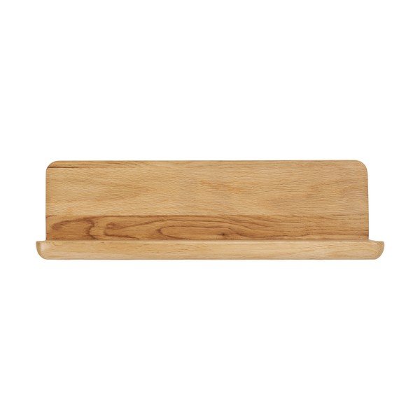 Raft în culoare naturală deschisă din lemn de stejar 40 cm Salina – House Nordic-image-3