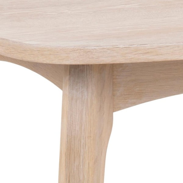 Măsuță cu baza din lemn de stejar Actona Martel, ⌀ 58 cm-image-3