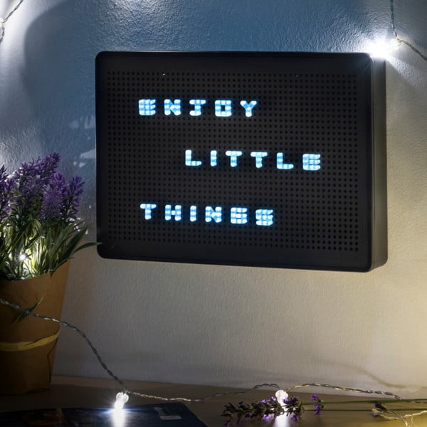 Tablă cu litere InnovaGoods, negru-image-4