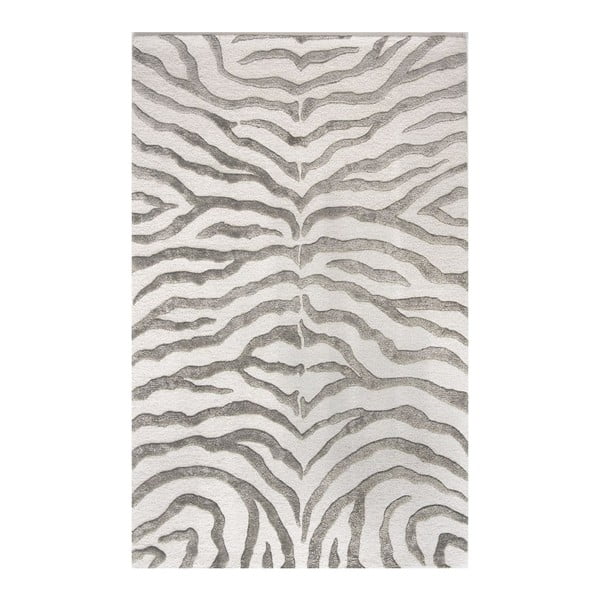 Covor țesut manual nuLOOM Zebra Grey, 120 x 183  cm