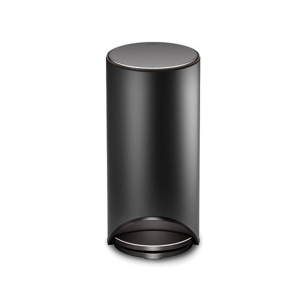 Coș de gunoi negru mat cu pedală din metal 30 l Arc – Joseph Joseph