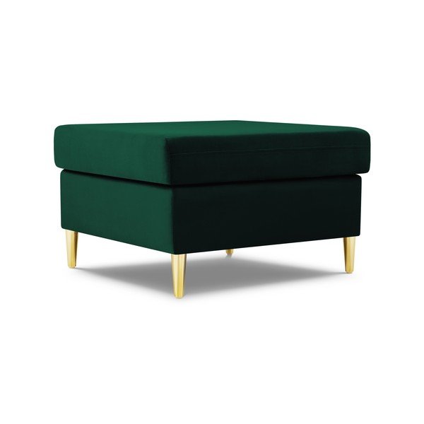Taburet verde cu tapițerie din catifea Kyoto – Cosmopolitan Design-image-1