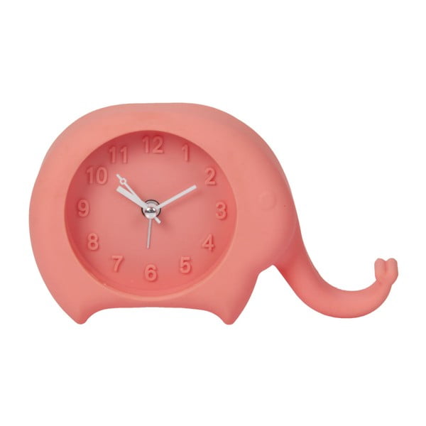 Ceas cu alarmă Just 4 Kids Peach Elephant, roz