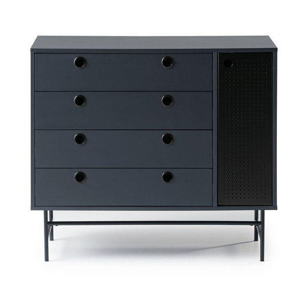 Comodă Teulat Punto, albastru închis