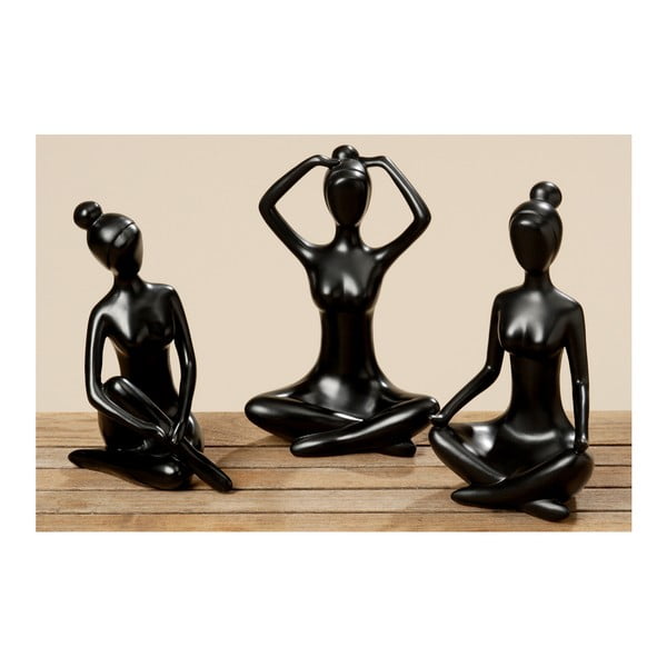 Set 3 statuete Boltze Yoga Women