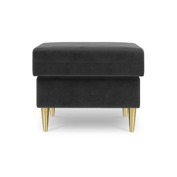Puf Mazzini Sofas Muguet, 60 x 45 cm, gri închis-image-2