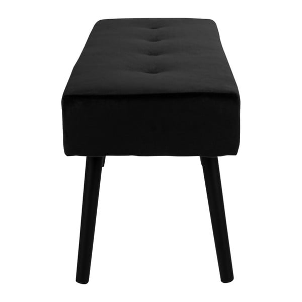 Bancă cu husă din catifea House Nordic Skiby, negru-image-2