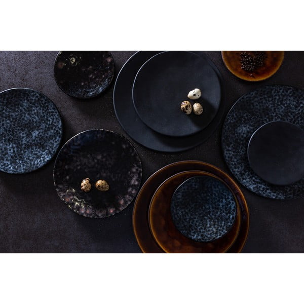 Farfurie/platou din gresie ceramică Costa Nova Roda Ardosia, ⌀ 28 cm, gri-image-2