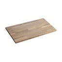 Blat sub chiuvetă în culoare naturală din lemn de stejar 61x46 cm Woody – Sapho