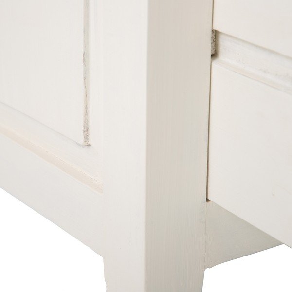 Comodă albă înaltă din lemn de mindi 95x150 cm Luanco – Ixia-image-4