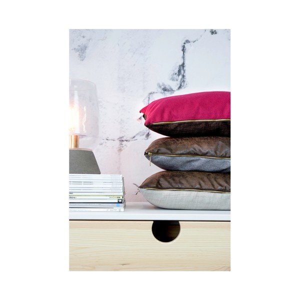 Set 2 perne Karup Deco Cushion Light Bordeaux/Choco, 45 x 25 cm-image-3