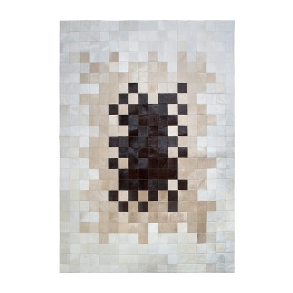 Covor din piele naturală Pipsa Degradada, 240 x 170 cm, bej