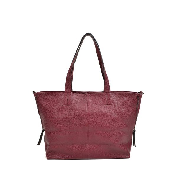 Geantă Tote din piele Roberta M Ambra, roșu-image-3