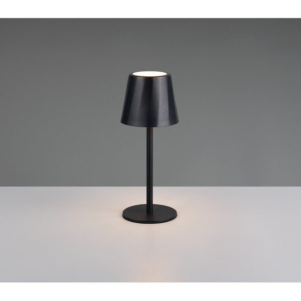 Veioză negru-mat LED cu abajur din metal (înălțime 21 cm) Diaz – Reality-image-1