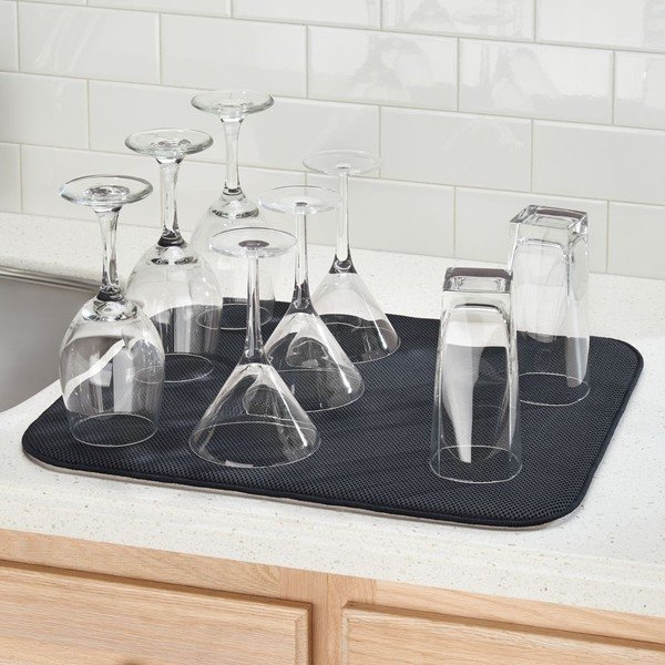 Suport veselă iDesign iDry, 45,7 x 40,6 cm, negru-image-1