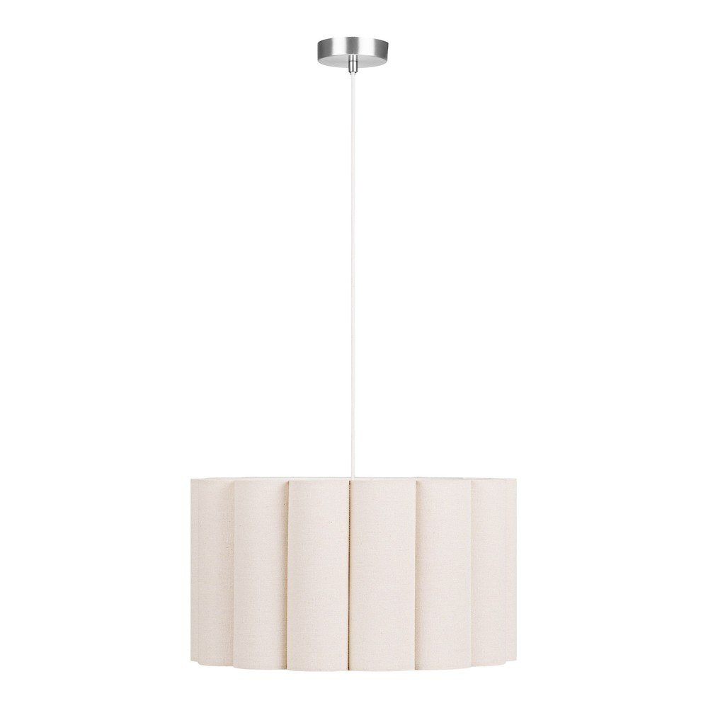 Lustră bej din in ø 45 cm Watton – House Nordic